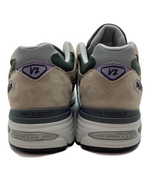 NEW BALANCE（ニューバランス）NEW BALANCE (ニューバランス) スニーカー ベージュ×グリーン サイズ:29 未使用品の古着・服飾アイテム