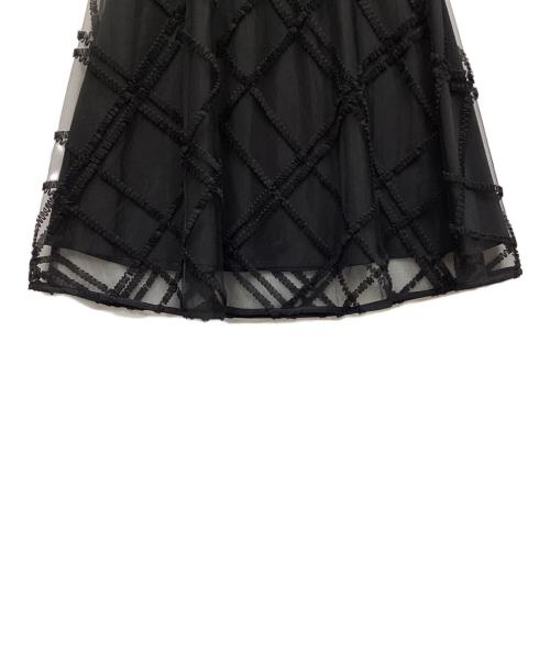 BLUE LABEL CRESTBRIDGE（ブルーレーベルクレストブリッジ）BLUE LABEL CRESTBRIDGE (ブルーレーベルクレストブリッジ) チュールスカート ブラック サイズ:38 未使用品の古着・服飾アイテム