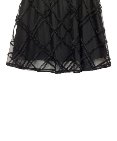 BLUE LABEL CRESTBRIDGE（ブルーレーベルクレストブリッジ）BLUE LABEL CRESTBRIDGE (ブルーレーベルクレストブリッジ) チュールスカート ブラック サイズ:38 未使用品の古着・服飾アイテム