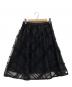 BLUE LABEL CRESTBRIDGE（ブルーレーベルクレストブリッジ）の古着「チュールスカート」｜ブラック