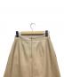 中古・古着 BLUE LABEL CRESTBRIDGE (ブルーレーベルクレストブリッジ) フェイクレザースカート ベージュ サイズ:38 未使用品：9000円
