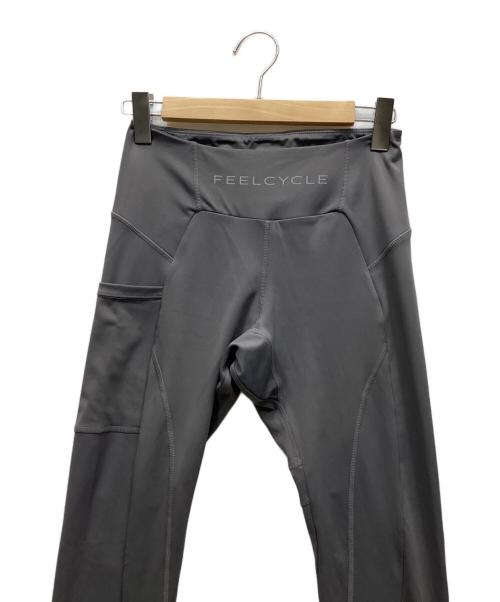 feelcycle（フィールサイクル）feelcycle (フィールサイクル) 2wayストレッチレギンス グレー サイズ:Mの古着・服飾アイテム