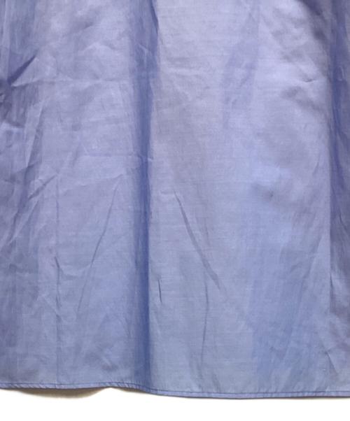 BLUE LABEL CRESTBRIDGE（ブルーレーベルクレストブリッジ）BLUE LABEL CRESTBRIDGE (ブルーレーベルクレストブリッジ) 半袖ブラウス ブルー サイズ:38 未使用品の古着・服飾アイテム