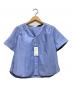 BLUE LABEL CRESTBRIDGE（ブルーレーベルクレストブリッジ）の古着「半袖ブラウス」｜ブルー