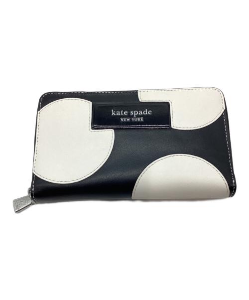 Kate Spade（ケイトスペード）Kate Spade (ケイトスペード) 財布 ブラック×ホワイトの古着・服飾アイテム