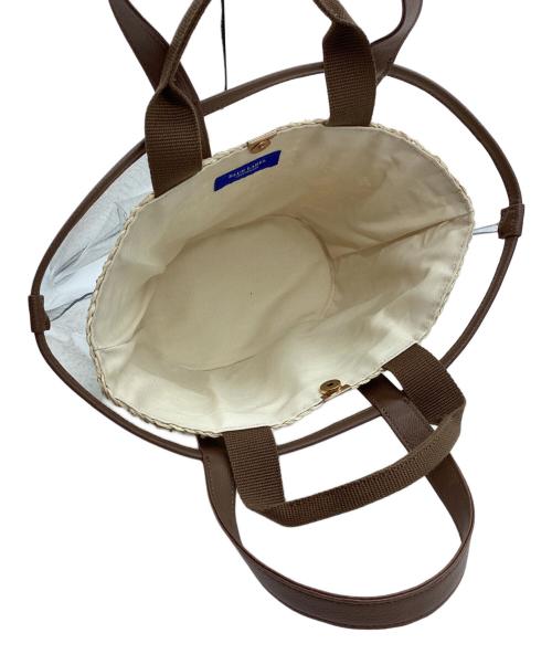 BLUE LABEL CRESTBRIDGE（ブルーレーベルクレストブリッジ）BLUE LABEL CRESTBRIDGE (ブルーレーベルクレストブリッジ) トートバッグ ナチュラルの古着・服飾アイテム