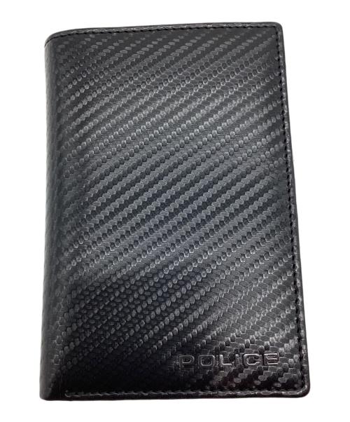 POLICE（ポリス）POLICE (ポリス) 2つ折り財布 ブラックの古着・服飾アイテム
