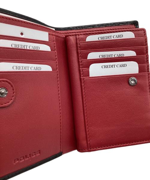 POLICE（ポリス）POLICE (ポリス) 2つ折り財布 ブラックの古着・服飾アイテム