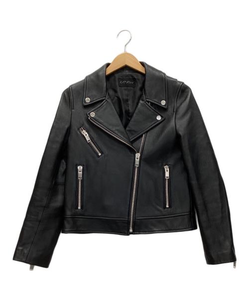 KBF+（ケービーエフプラス）KBF+ (ケービーエフプラス) レザーライダースジャケット ブラック サイズ:Oneの古着・服飾アイテム