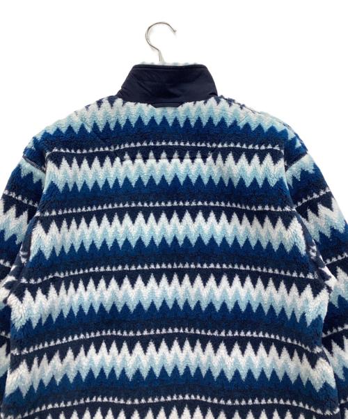 HELLY HANSEN（ヘリーハンセン）HELLY HANSEN (ヘリーハンセン) ファイバーパイル ジャカード ジャケット ブルー×ホワイト サイズ:Mの古着・服飾アイテム