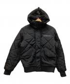 AVIREXアヴィレックス）の古着「中綿ジャケット」｜ブラック