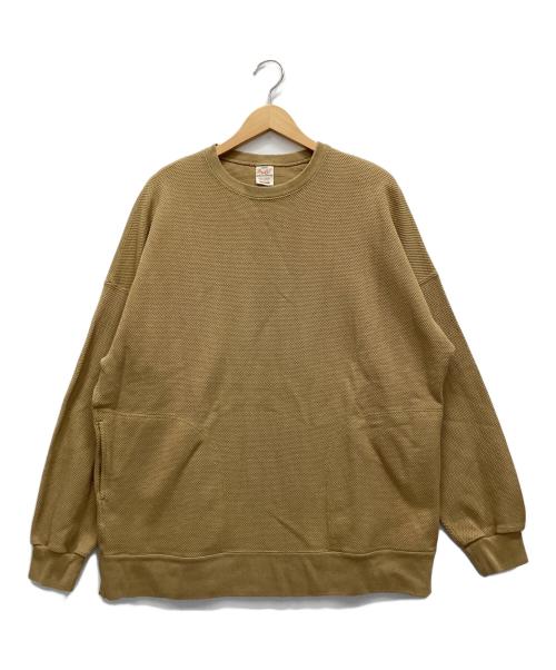 gold（ゴールド）gold (ゴールド) スウェット ベージュ サイズ:Mの古着・服飾アイテム