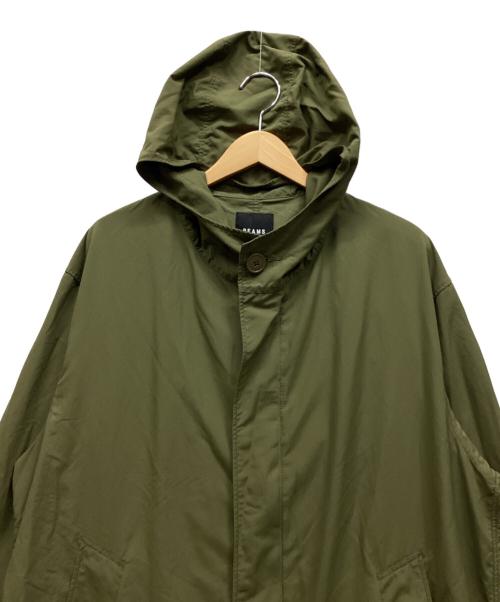BEAMS（ビームス）BEAMS (ビームス) フーデッドコート グリーン サイズ:Lの古着・服飾アイテム