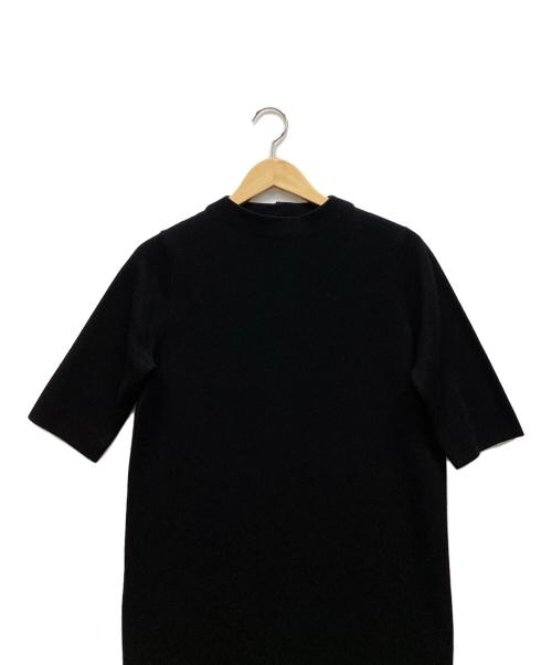 TOMORROW LAND（トゥモローランド）TOMORROW LAND (トゥモローランド) ウール バックパールボタンワンピース ブラック サイズ:Fの古着・服飾アイテム