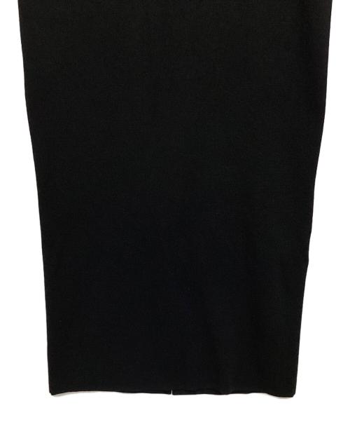 TOMORROW LAND（トゥモローランド）TOMORROW LAND (トゥモローランド) ウール バックパールボタンワンピース ブラック サイズ:Fの古着・服飾アイテム