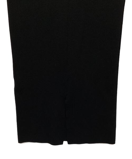 TOMORROW LAND（トゥモローランド）TOMORROW LAND (トゥモローランド) ウール バックパールボタンワンピース ブラック サイズ:Fの古着・服飾アイテム