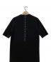 中古・古着 TOMORROW LAND (トゥモローランド) ウール バックパールボタンワンピース ブラック サイズ:F：3000円
