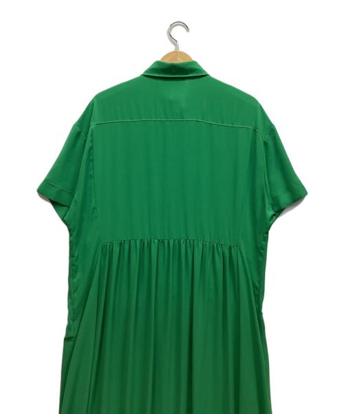 Onitsuka Tiger（オニツカタイガー）Onitsuka Tiger (オニツカタイガー) 半袖ワンピース グリーン サイズ:Mの古着・服飾アイテム