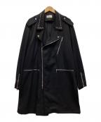 TAAKKターク）の古着「ウールジップコート」｜ブラック