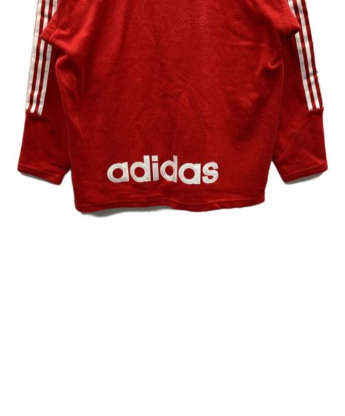 adidas（アディダス）adidas (アディダス) ジップジャケット レッド サイズ:Lの古着・服飾アイテム