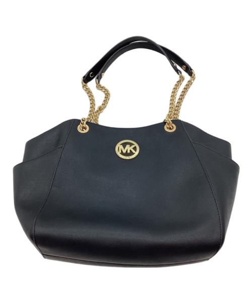 MICHAEL KORS（マイケル・コース）MICHAEL KORS (マイケルコース) トートバッグ ブラックの古着・服飾アイテム