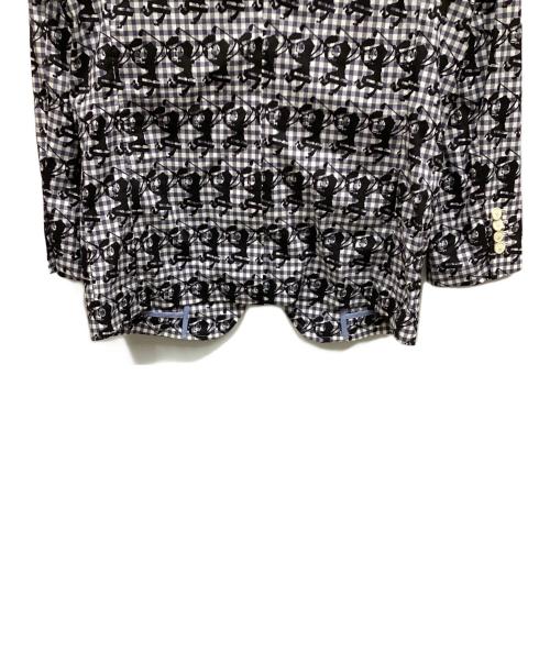 PEARLY GATES（パーリーゲイツ）PEARLY GATES (パーリーゲイツ) SPONGEBOB (スポンジボブ) ジャケット ブルー サイズ:4 未使用品の古着・服飾アイテム