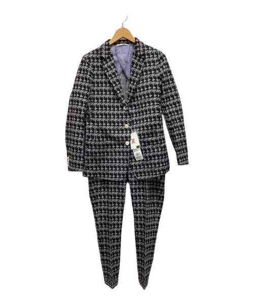 PEARLY GATES（パーリーゲイツ）PEARLY GATES (パーリーゲイツ) SPONGEBOB (スポンジボブ) セットアップ ブラックの古着・服飾アイテム