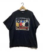 Queenクイーン）の古着「半袖Tシャツ」｜ブラック