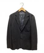 LACOSTEラコステ）の古着「コットンミラノリブテーラードジャケット」｜ダークグレー