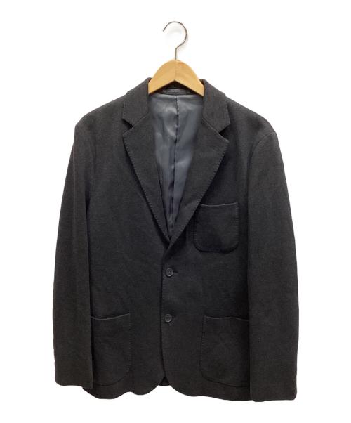 LACOSTE（ラコステ）LACOSTE (ラコステ) コットンミラノリブテーラードジャケット ダークグレー サイズ:FR50の古着・服飾アイテム