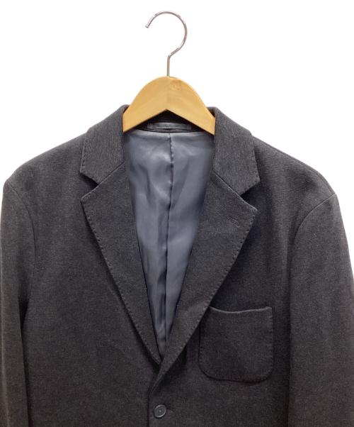 LACOSTE（ラコステ）LACOSTE (ラコステ) コットンミラノリブテーラードジャケット ダークグレー サイズ:FR50の古着・服飾アイテム