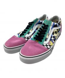 VANS×DISNEY（ヴァンズ×ディズニー）の古着「ローカットスニーカー」｜ピンク