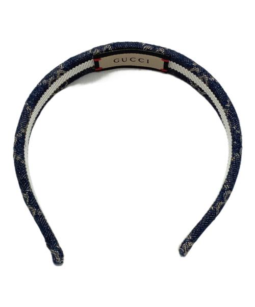 GUCCI（グッチ）GUCCI (グッチ) カチューシャ ネイビーの古着・服飾アイテム