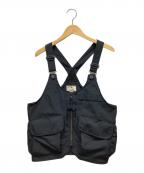 Snow peakスノーピーク）の古着「焚火ウェザーベスト」｜ブラック