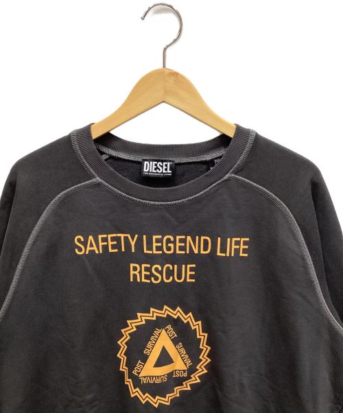 DIESEL（ディーゼル）DIESEL (ディーゼル) スウェット グレー サイズ:XLの古着・服飾アイテム