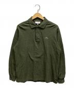 LACOSTEラコステ）の古着「長袖ポロシャツ」｜カーキ