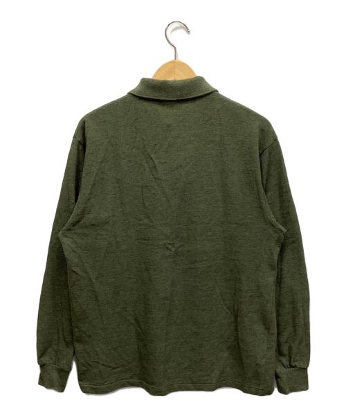 LACOSTE（ラコステ）LACOSTE (ラコステ) 長袖ポロシャツ カーキ サイズ:FR50の古着・服飾アイテム