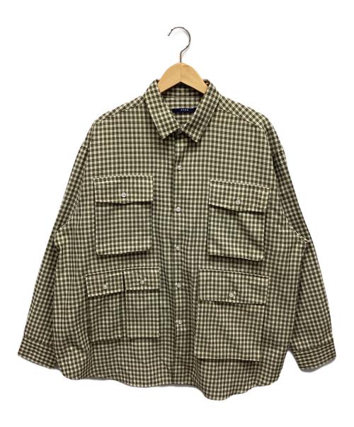 CPCM（シーピーシーエム）CPCM (シーピーシーエム) 長袖シャツ カーキ サイズ:Mの古着・服飾アイテム
