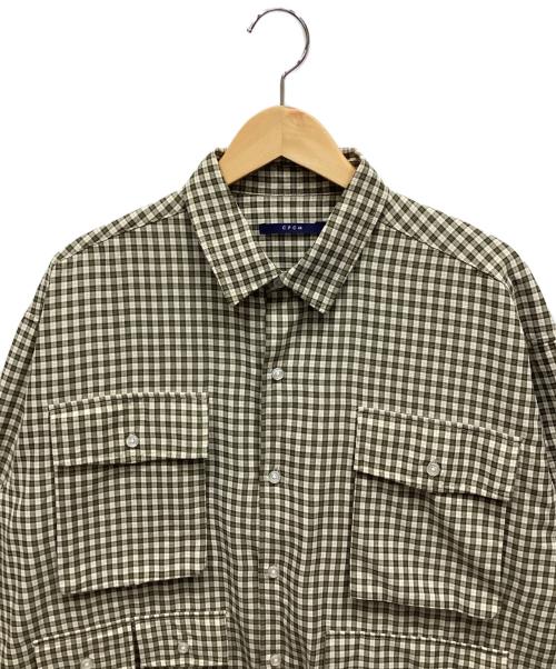 CPCM（シーピーシーエム）CPCM (シーピーシーエム) 長袖シャツ カーキ サイズ:Mの古着・服飾アイテム