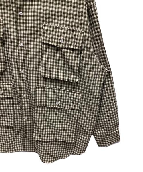 CPCM（シーピーシーエム）CPCM (シーピーシーエム) 長袖シャツ カーキ サイズ:Mの古着・服飾アイテム