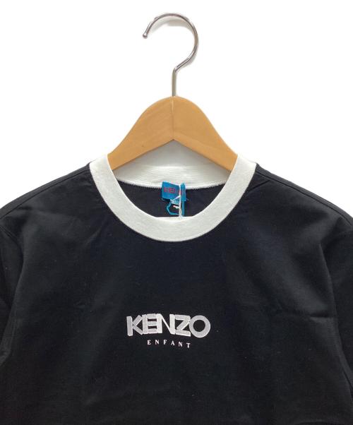 KENZO ENFANT（KENZO ENFANT）KENZO ENFANT (KENZO ENFANT) ロングスリーブTシャツ ブラック サイズ:130 未使用品の古着・服飾アイテム