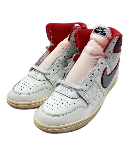 NIKE（ナイキ）NIKE (ナイキ) スニーカー ホワイト×レッド サイズ:27 未使用品の古着・服飾アイテム