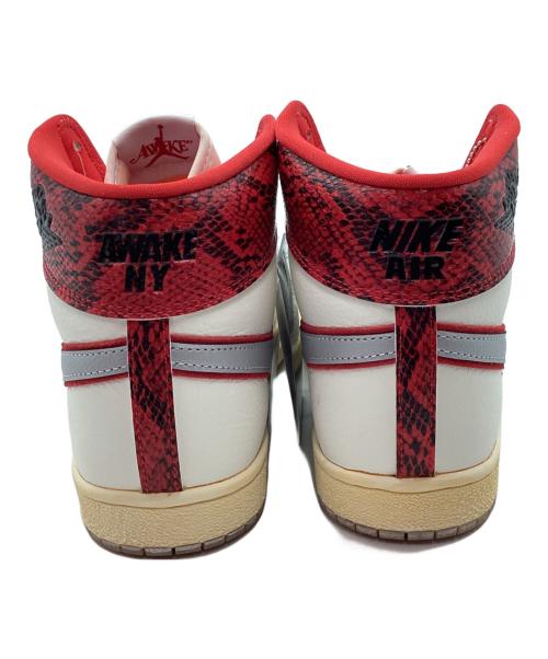 NIKE（ナイキ）NIKE (ナイキ) スニーカー ホワイト×レッド サイズ:27 未使用品の古着・服飾アイテム