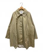 MARWマルゥ）の古着「ステンカラーコート」｜ベージュ