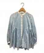 UNITED ARROWSユナイテッドアローズ）の古着「長袖ブラウス」｜ブルー