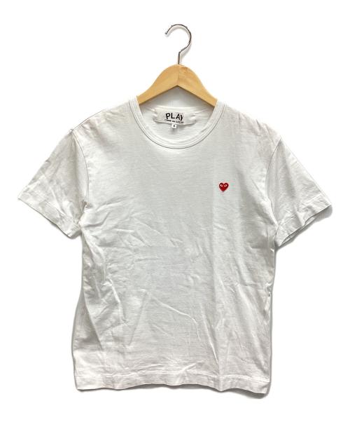 PLAY COMME des GARCONS（プレイコムデギャルソン）PLAY COMME des GARCONS (プレイコムデギャルソン) Tシャツ ホワイト サイズ:Sの古着・服飾アイテム