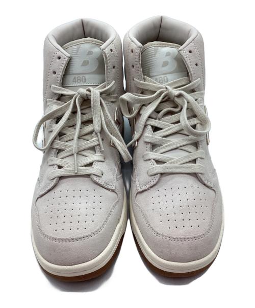 NEW BALANCE（ニューバランス）NEW BALANCE (ニューバランス) ハイカットスニーカー アイボリー サイズ:28の古着・服飾アイテム