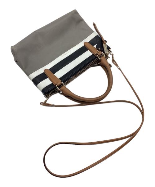 COACH（コーチ）COACH (コーチ) 2WAYバッグ ブラック×ホワイト×グレーの古着・服飾アイテム