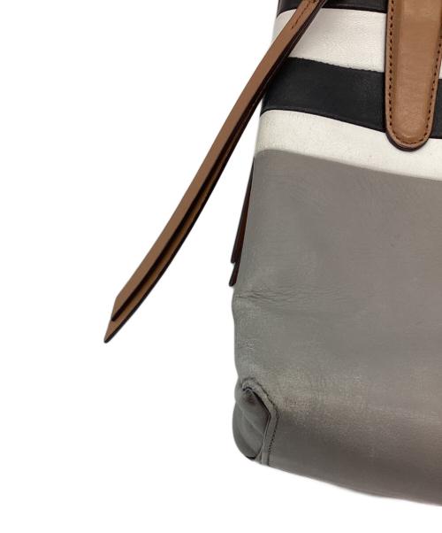 COACH（コーチ）COACH (コーチ) 2WAYバッグ ブラック×ホワイト×グレーの古着・服飾アイテム