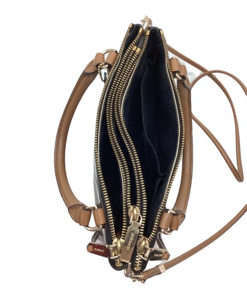 COACH（コーチ）COACH (コーチ) 2WAYバッグ ブラック×ホワイト×グレーの古着・服飾アイテム